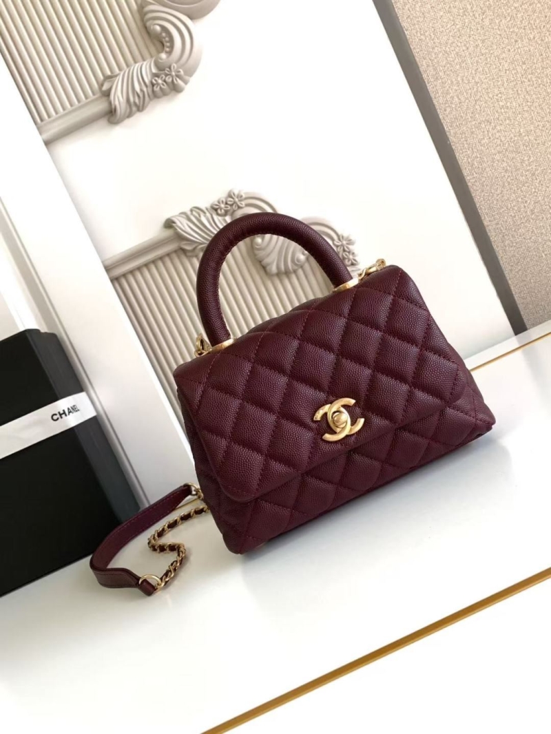Ch**el top handle bags